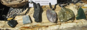 Display Natural Gemstone Pendants         