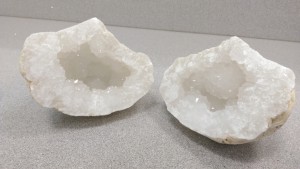 Calcite Geode Pair        